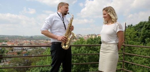 Vít Jedlička, prezident Svobodné republiky Liberland, a jeho přítelkyně Jana Markovičová.