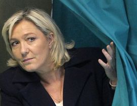 Marine Le Penová, předsedkyně Národní fronty ve Francii.