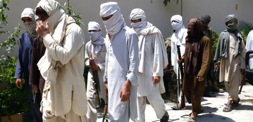 Bojovníci afghánského Talibanu.