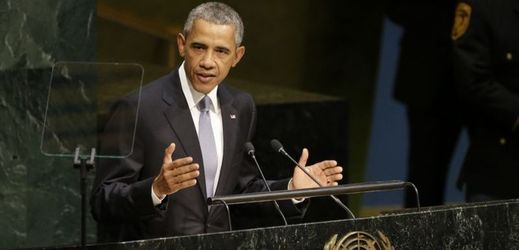 Barack Obama na zasedání Valného shromáždění OSN v New Yorku.