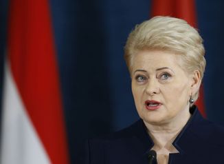 Litevská prezidentka Dalia Grybauskaitéová.