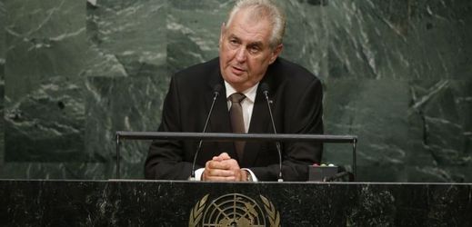 Prezident Zeman vystoupil na shromáždění OSN s desetiminutovým proslovem.