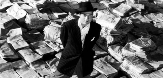 Wellesův film Občan Kane.