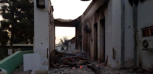 Nemocnice v Kunduzu po útoku.