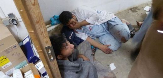 Momentka z nemocnice v Kunduzu.
