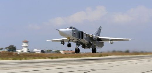 Ruský letoun v Sýrii.