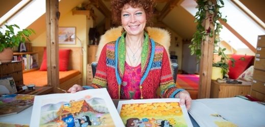 Malířka a ilustrátorka Kateřina Milerová, dcera Zdeňka Milera.