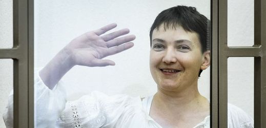 Savčenková u soudu 29. září 2015.