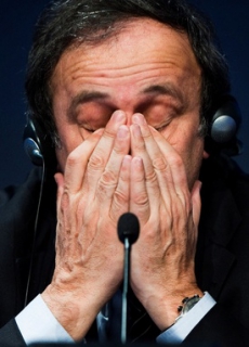 Šéf UEFA Michel Platini.