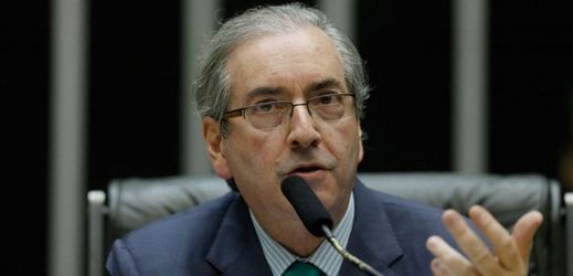 Brazilský předseda dolní komory Národního kongresu Eduardo Cunha.