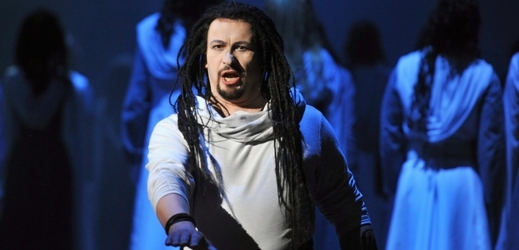 Martin Bárta jako Přemysl v opeře Libuše v plzeňském Divadle J. K. Tyla.