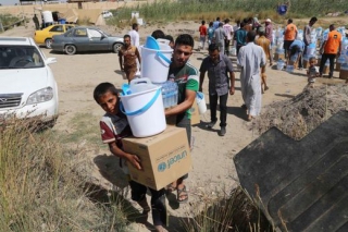 Za epidemii v Iráku podle úřadů může znečištěná voda v řece Eufrat.