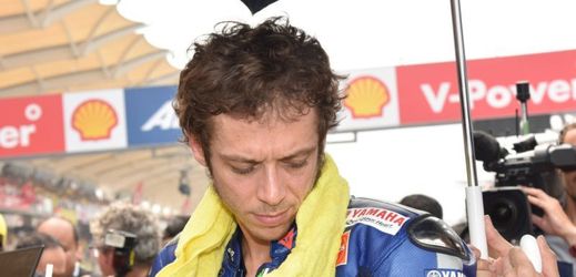 Legendární jezdec Valentino Rossi. 