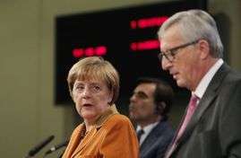 Německá kancléřka Angela Merkelová volá po spolupráci.