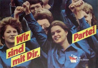 Jsme s tebou. Strana. Propaganda v NDR.