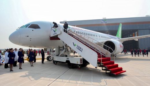 Čínský C919 pojme až 168 cestujících.