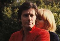 Alain Delon a francouzská herečka Mireille Darcová, jejichž partnerská minulost skončila před více než třiceti lety.