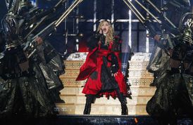 Madonna na svém říjnovém vystoupení v americkém San Diegu.