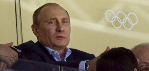 Ruský prezident Vladimir Putin na Olympijských hrách v Soči v roce 2014.