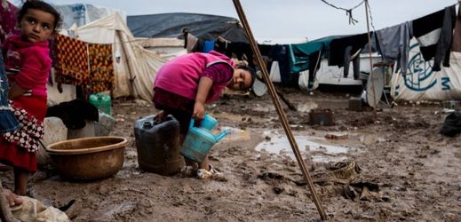 Uprchlický tábor v iráckém Kurdistánu (ilustrační foto).
