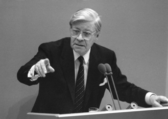 Helmut Schmidt jako spolkový kancléř.