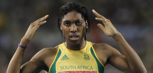 Caster Semenyaová, stříbrná půlkařka z olympiády v Londýně.