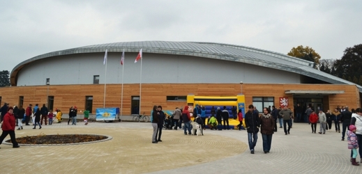 Hokejový stadion v Turnově.