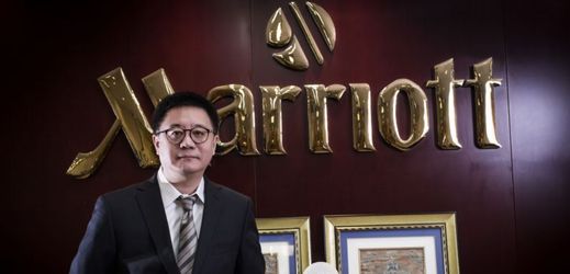 Viceprezident hotelového řetězce Marriott international v Číně Lin Cong.
