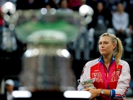 Maria Šarapovová vzala prohru sportovně.