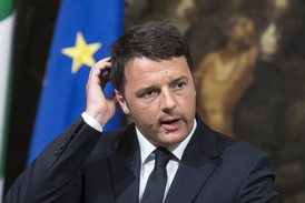 Italský premiér Matteo Renzi.
