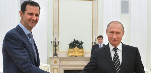 Bašár Asad a Vladimír Putin.