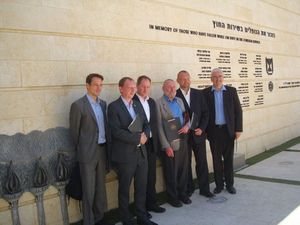 Parlamentní skupina přátel České republiky - Stát Izrael v Meziparlamentní unii při návštěvě Izraele.