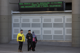 Stadion Santiaga Bernabeua v Madridu čekají mimořádná bezpečnostní opatření.