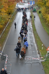 Běženci na rakousko-německé hranici (ilustrační foto).