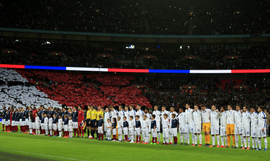 Před úterním zápasem Anglie - Francie.