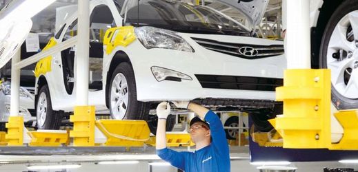 Produkci meziročně zvýšila i nošovická továrna automobilky Hyundai.