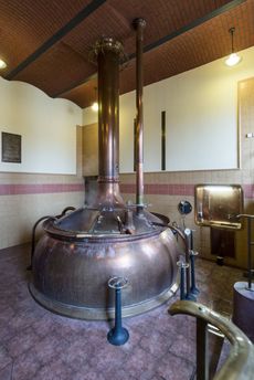 Ministerstvo kultury prohlásilo objekt pivovaru v Dobrušce na Rychnovsku za nemovitou kulturní památku. Jeho památková hodnota spočívá hlavně v původním funkčním strojním zařízení a technických detailech z let 1927 až 1936. Na snímku je scezovací káď.
