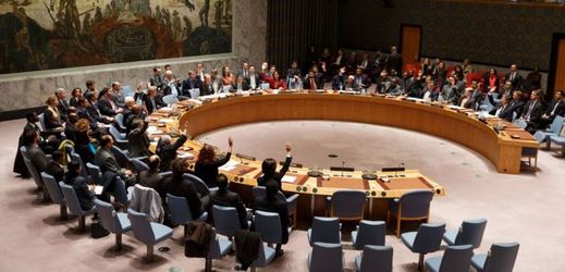 Zasedání Rady bezpečnosti OSN v New Yorku.