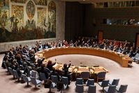 Zasedání Rady bezpečnosti OSN v New Yorku.