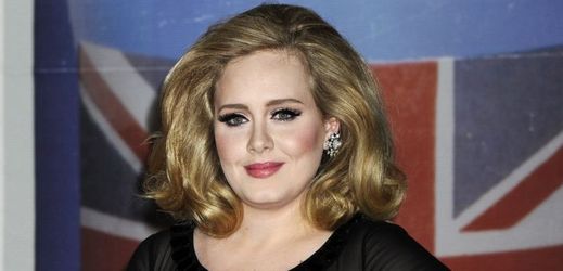 Anglická zpěvačka Adele.