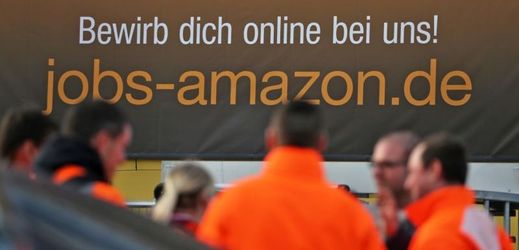 Zaměstnanci Amazonu v Německu.