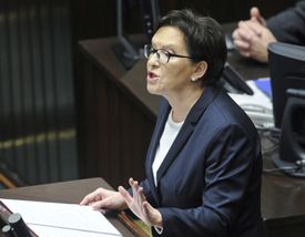 Polská premiérka Ewa Kopaczová.