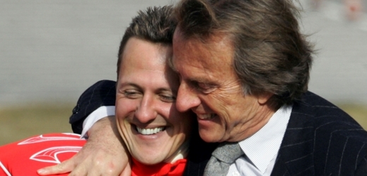 Michael Schumacher (vlevo) a jeho bývalý šéf Luca di Montezemolo.