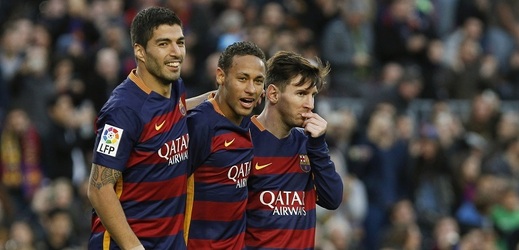 Trojice autorů branek FC Barcelony. 