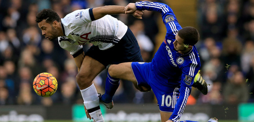 Utkání mezi Chelsea a Tottenhamem.