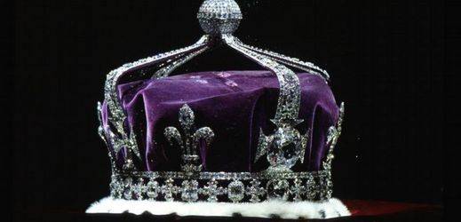 Diamant Koh-i-Noor je součástí britské korunovační koruny.