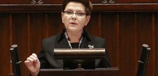 Polská premiérka Beata Szydlová. 
