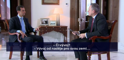 Syrský prezident poskytl rozhovor České televizi.