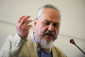 Ruský historik Andrej Zubov, který za kritiku obsazení Krymu dostal výpověď z moskevské diplomatické akademie.