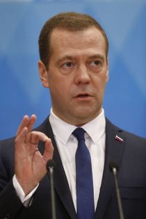 Předseda ruské vlády Dmitrij Medveděv.